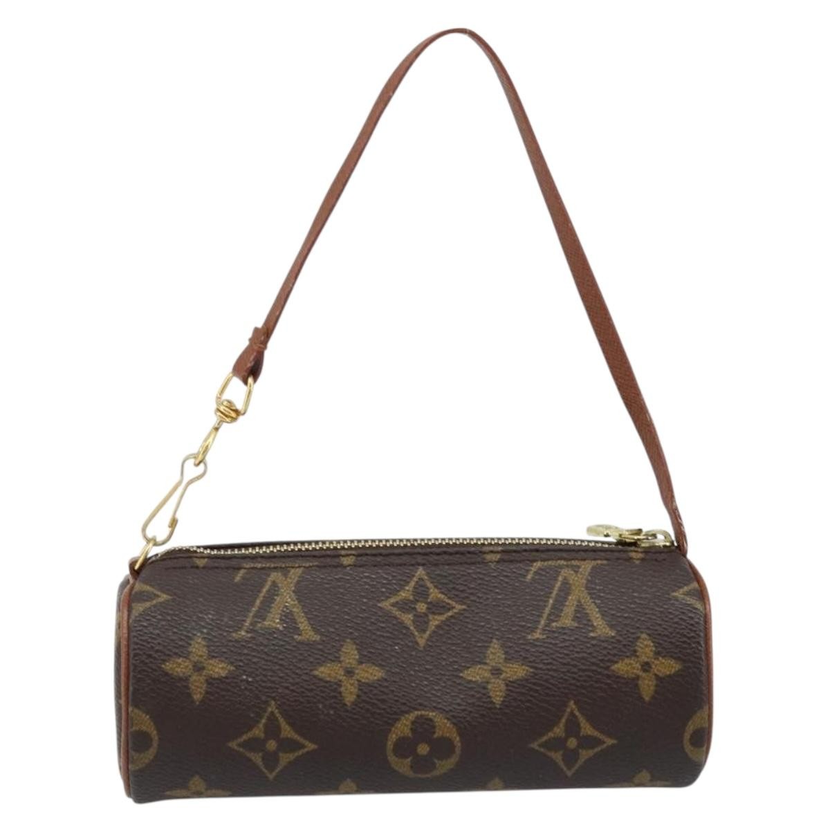 Louis Vuitton Papillon Pochette Monogram Canvas Brown Canvas Clutche & Pouche Bag