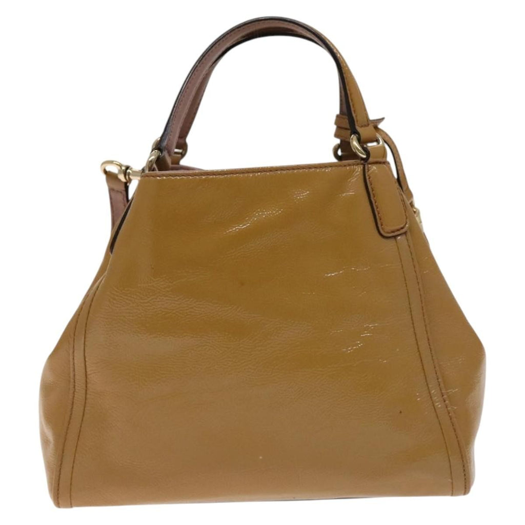 Gucci Soho Convertible Shoulder Bag Patent Beige Patent_Leather Shoulder Bag Bag (Pre-Owned)