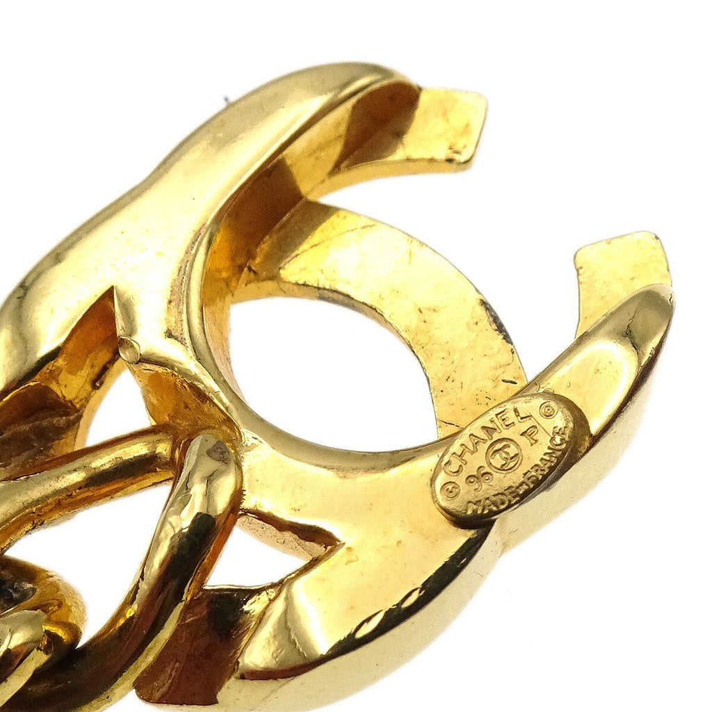 Chanel Vintage Cc Turnlock Chain Bracelet Metal Gold Gold_Plated Bracelet Jewelry