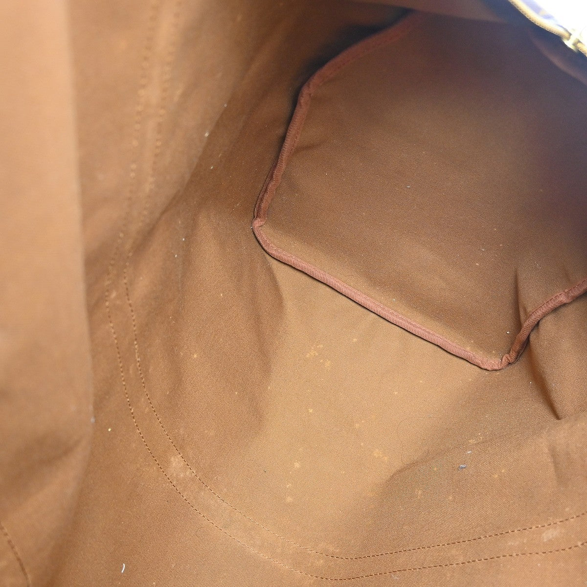 Louis Vuitton Keepall Bag Monogram Canvas Brown Canvas Travel Bag