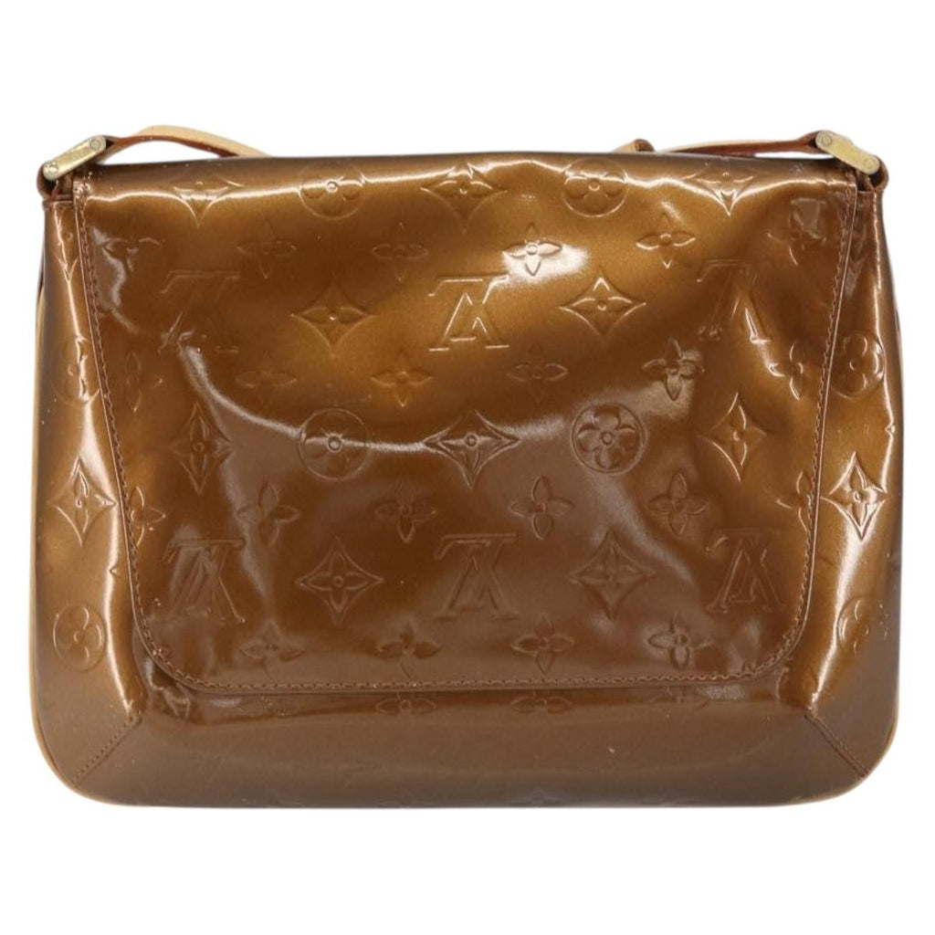 Louis Vuitton Thompson Street Handbag Monogram Vernis Brown Patent_Leather Shoulder Bag