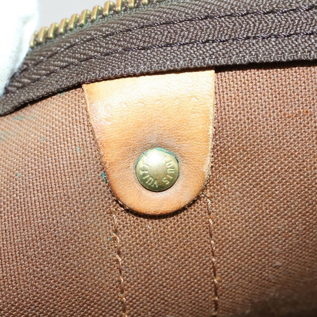Louis Vuitton Keepall Bag Monogram Canvas Brown Canvas Travel Bag