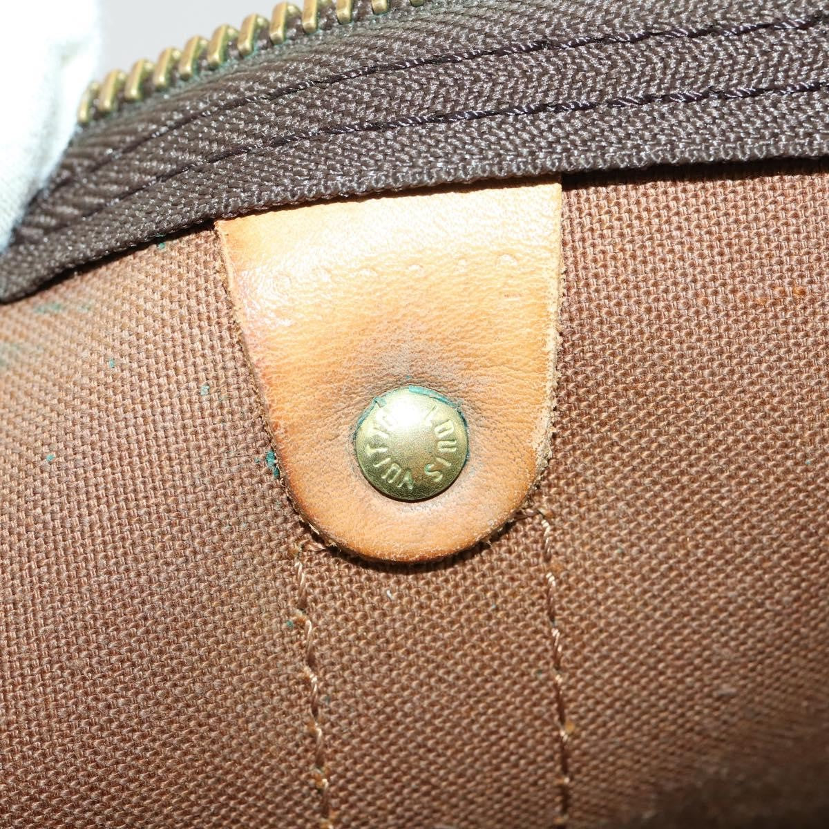 Louis Vuitton Keepall Bag Monogram Canvas Brown Canvas Travel Bag