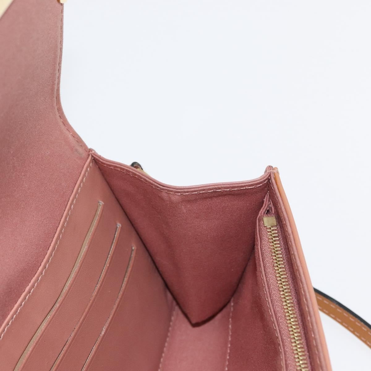 Louis Vuitton Rossmore Handbag Monogram Vernis Pink Patent_Leather Shoulder Bag