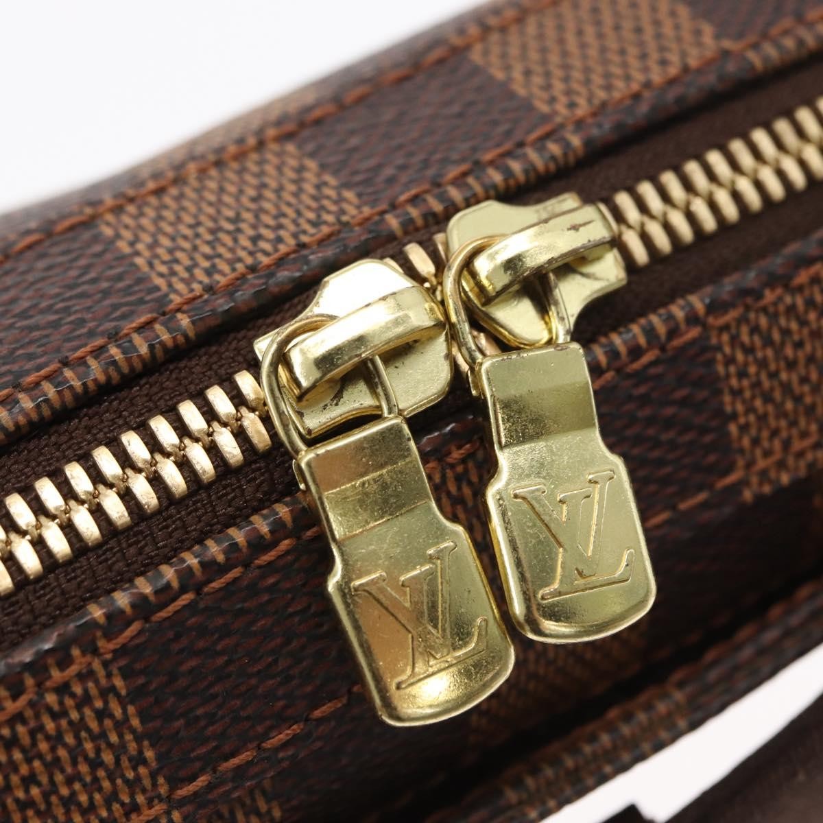 Louis Vuitton Geronimos Waist Bag Damier Brown Canvas Shoulder Bag