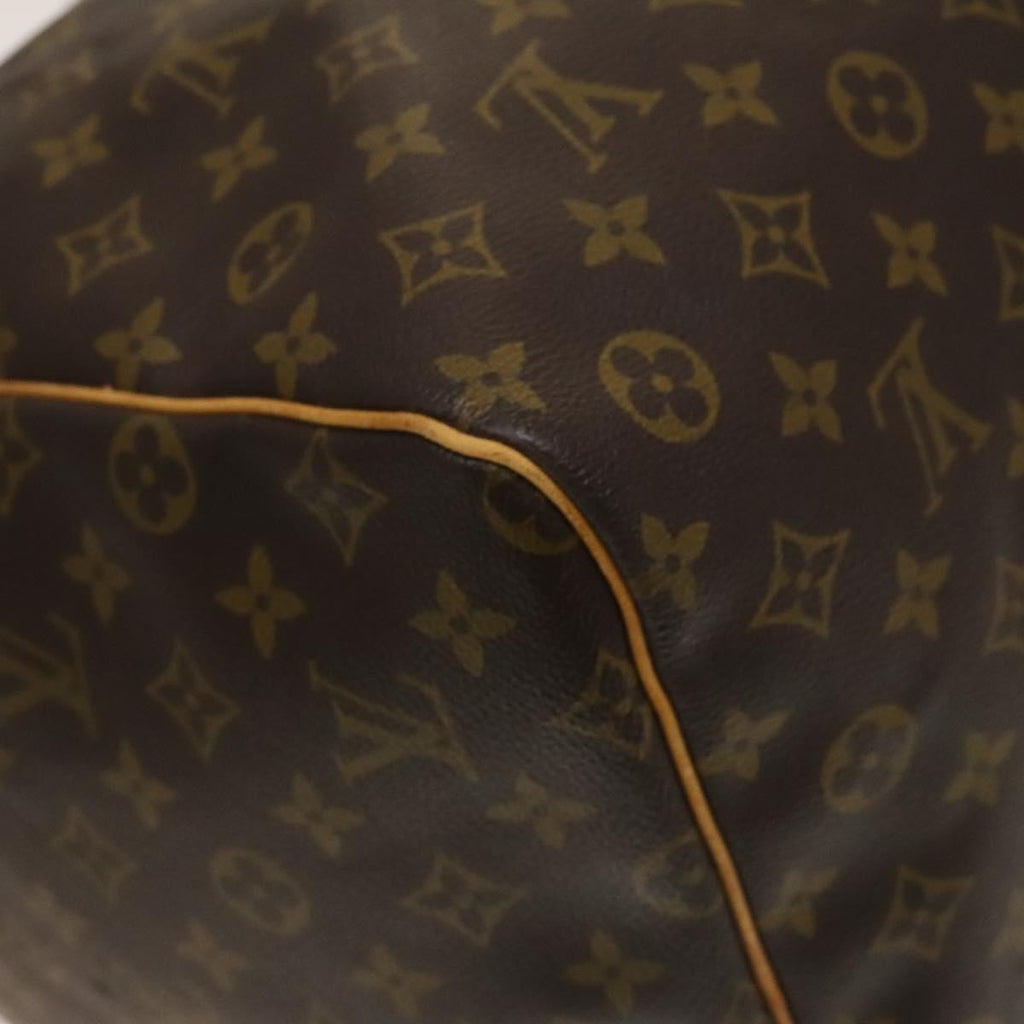 Louis Vuitton Keepall Bag Monogram Canvas Brown Canvas Travel Bag