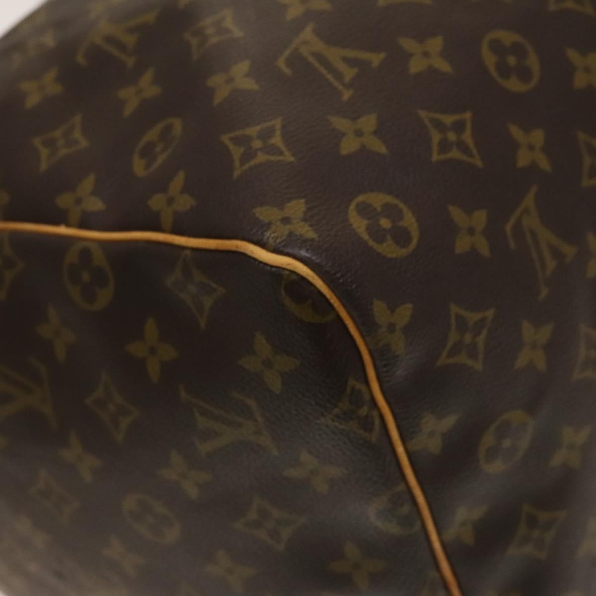 Louis Vuitton Keepall Bag Monogram Canvas Brown Canvas Travel Bag
