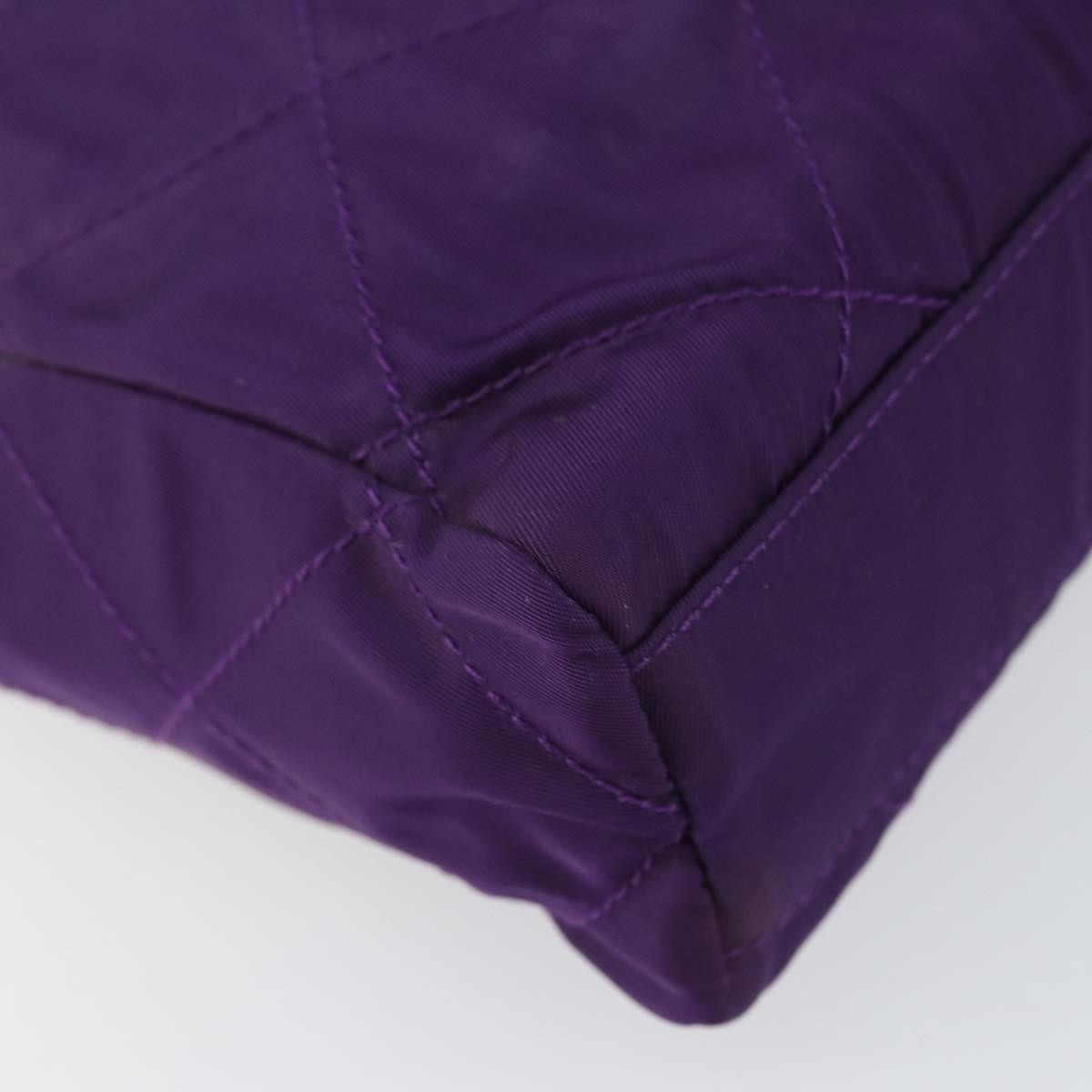 Prada Re-Edition 1995 Chain Tote Quilted Re-Nylon Purple Nylon Shoulder Bag Bag