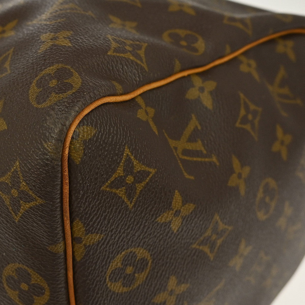 Louis Vuitton Keepall Bag Monogram Canvas Brown Canvas Travel Bag