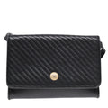 Celine Vintage Shoulder Bag Leather Black Leather Shoulder Bag Bag