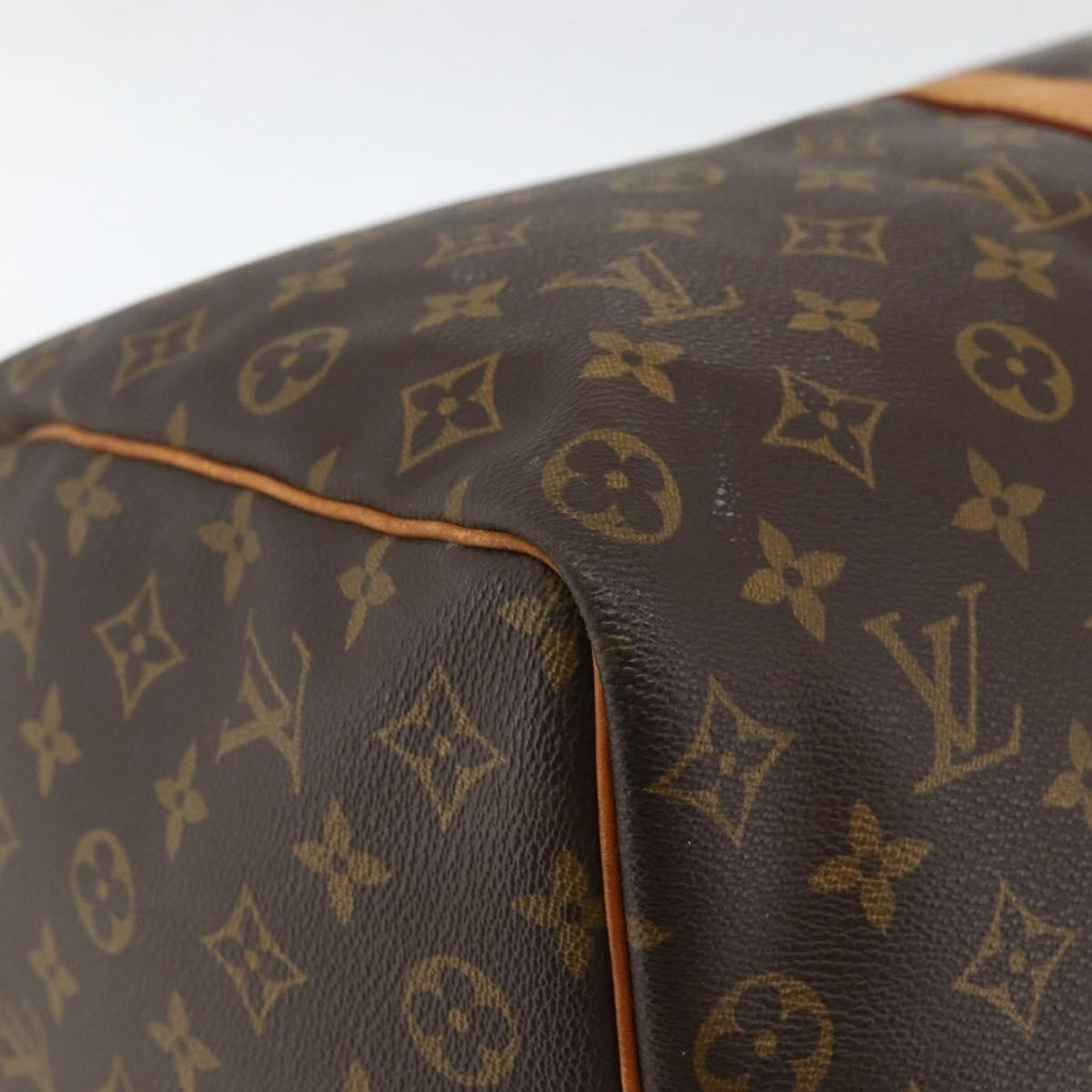 Louis Vuitton Keepall Bag Monogram Canvas Brown Canvas Travel Bag