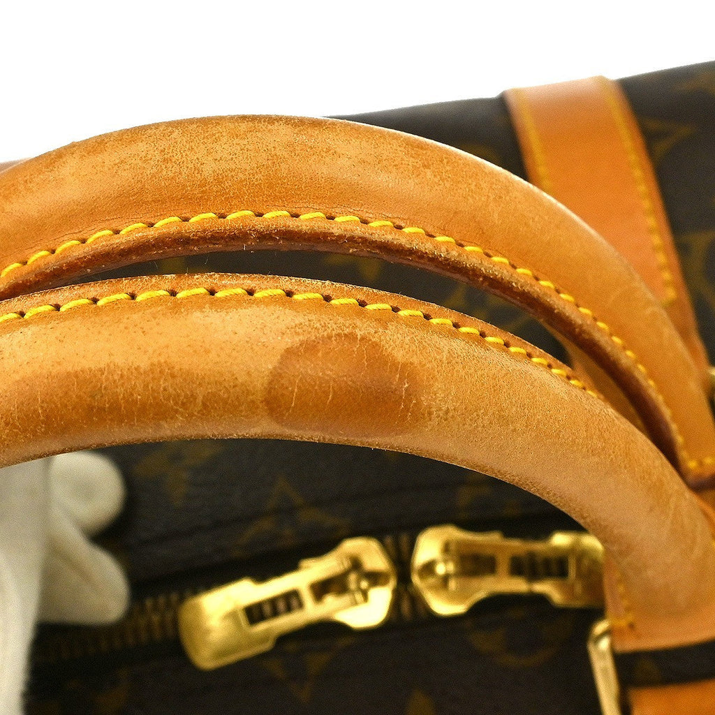 Louis Vuitton Keepall Bandouliere Bag Monogram Canvas Brown Canvas Travel Bag