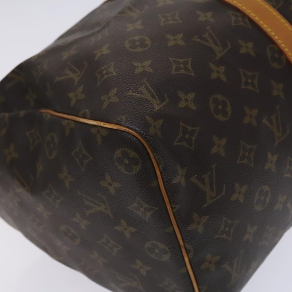 Louis Vuitton Keepall Bag Monogram Canvas Brown Canvas Travel Bag