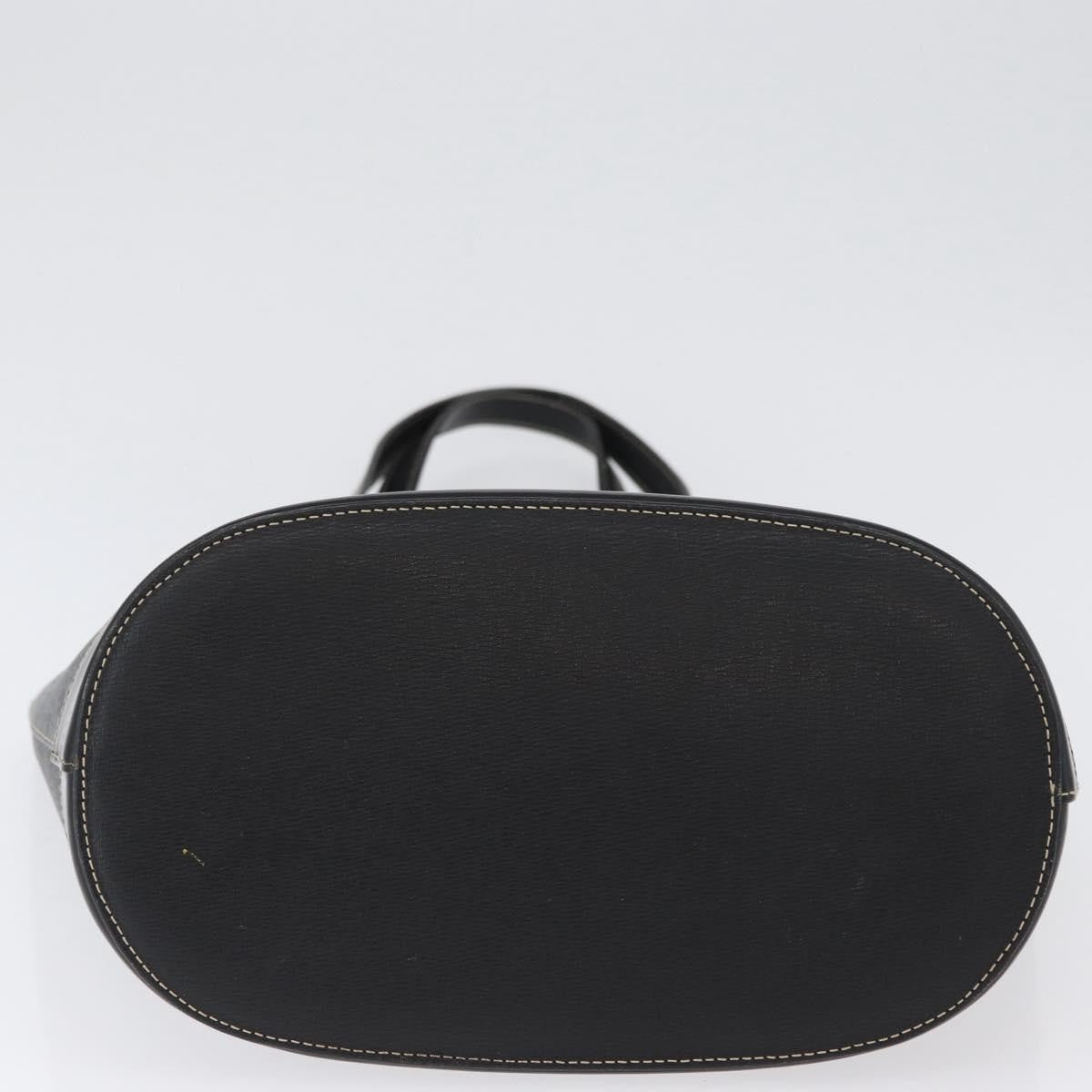 Burberry Vintage Tote Bag Leather Black Leather Tote Bag