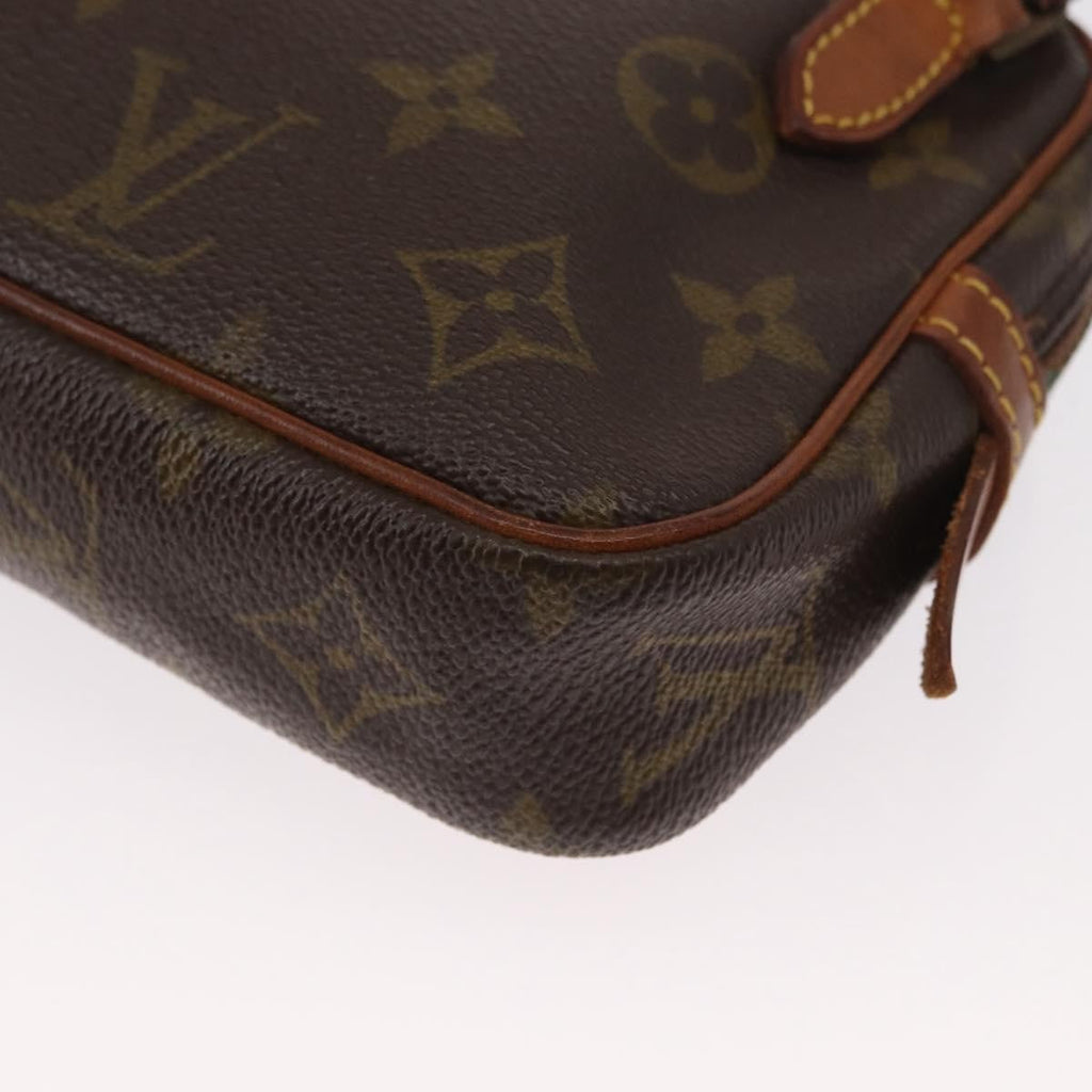 Louis Vuitton Pochette Marly Bandouliere Bag Monogram Canvas Brown Canvas Shoulder Bag