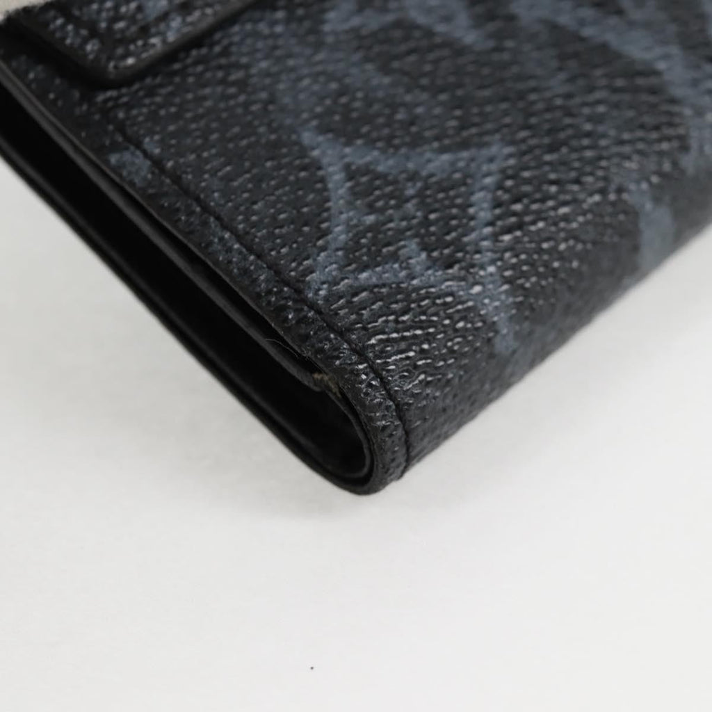 Louis Vuitton Cross Card Holder Limited Edition Monogram Pastel Noir Black Canvas Clutche & Pouche Bag