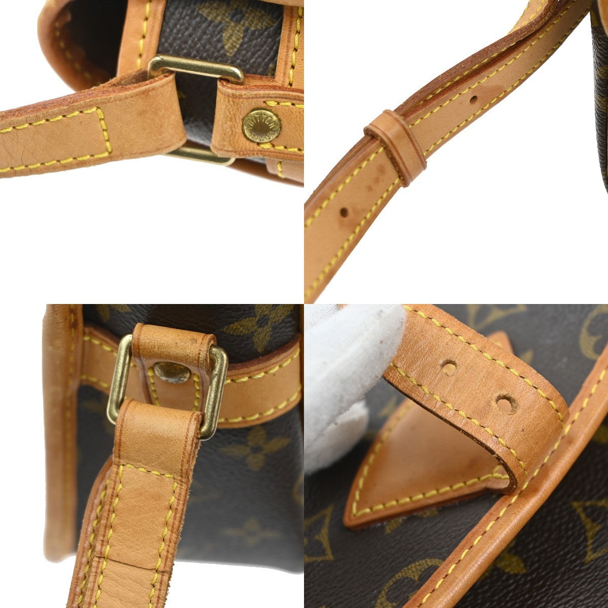 Louis Vuitton Sologne Handbag Monogram Canvas Brown Canvas Shoulder Bag