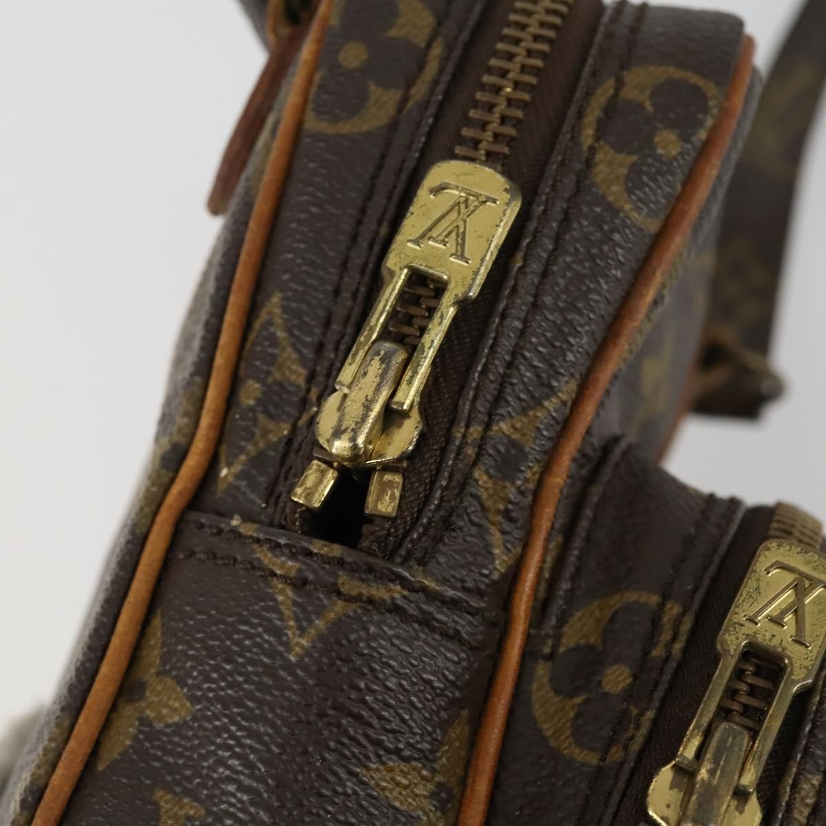 Louis Vuitton Amazone Bag Monogram Canvas Brown Canvas Shoulder Bag