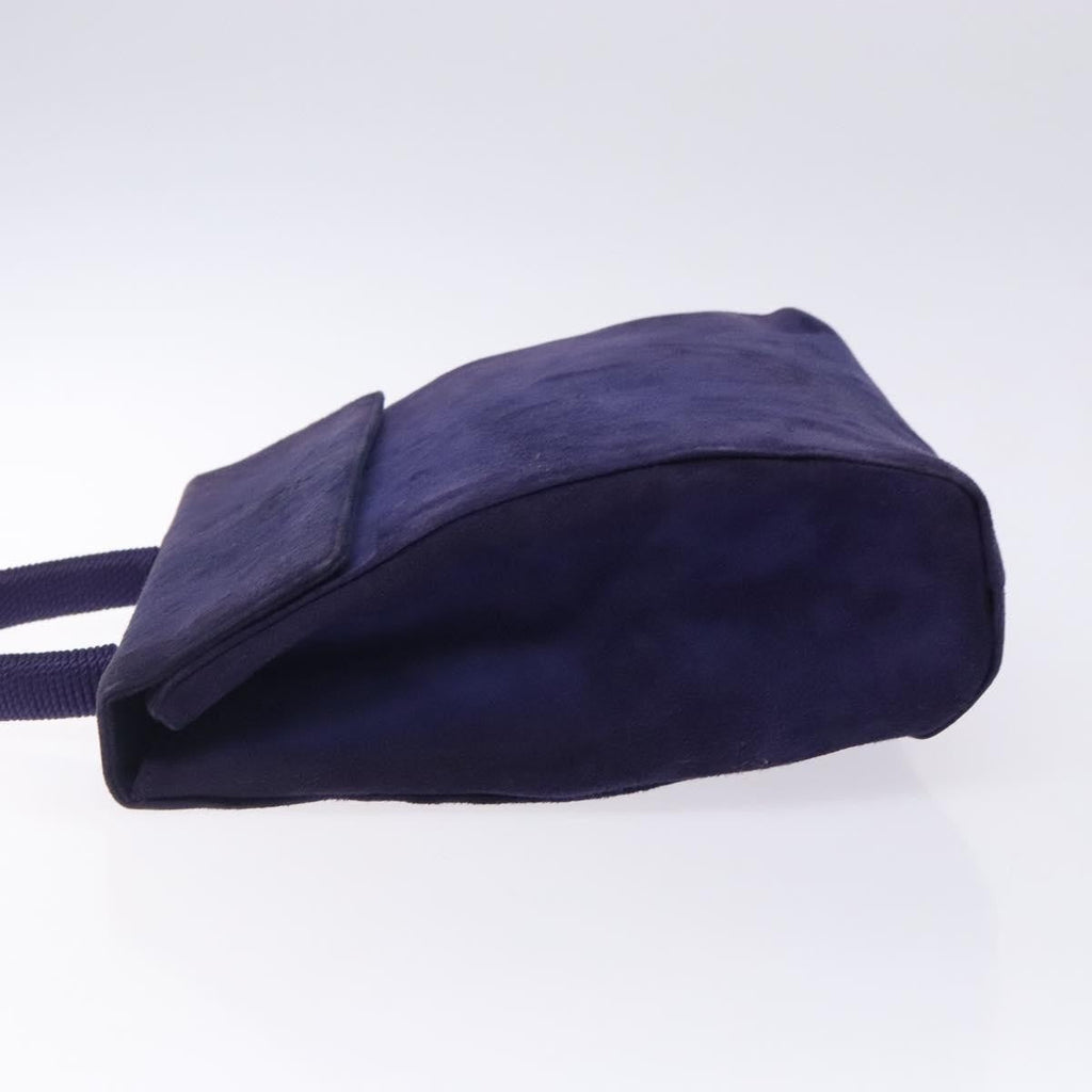 Prada Vintage Handbag Suede Purple Suede Handbag