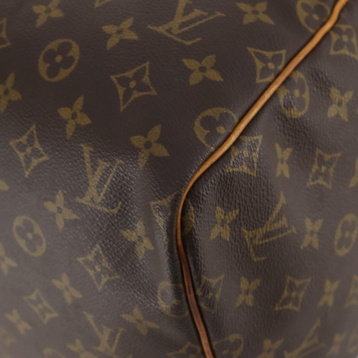 Louis Vuitton Keepall Bag Monogram Canvas Brown Canvas Travel Bag