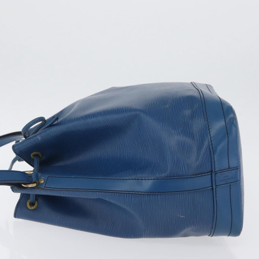 Louis Vuitton Petit Noe Nm Handbag Epi Leather Blue Leather Shoulder Bag