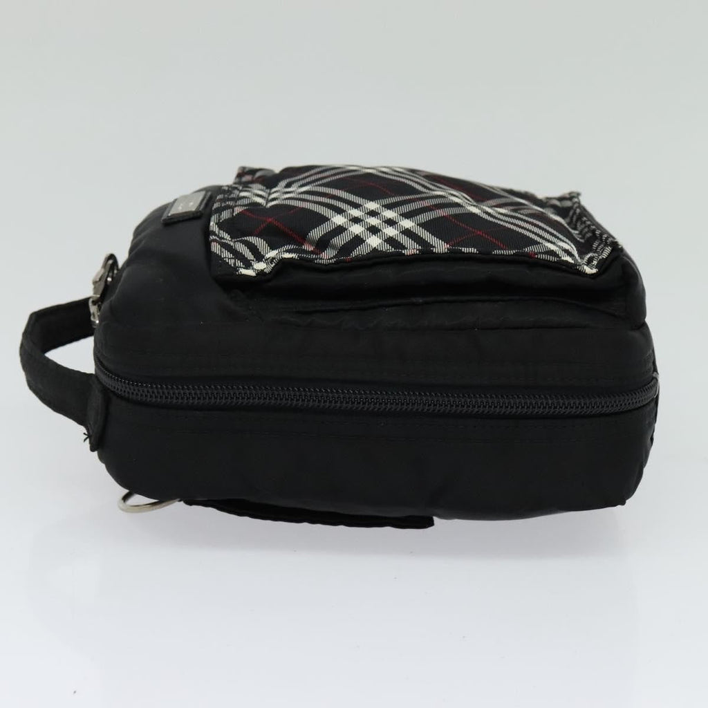 Burberry Nova Check Black Label Nylon Black Nylon Shoulder Bag