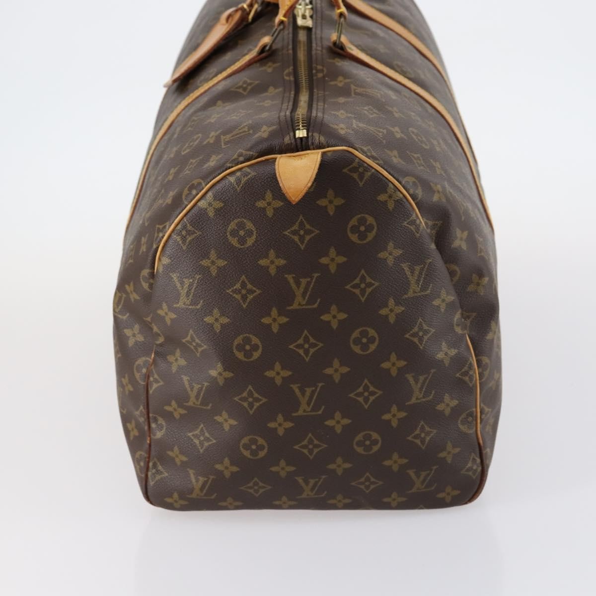 Louis Vuitton Keepall Bag Monogram Canvas Brown Canvas Travel Bag