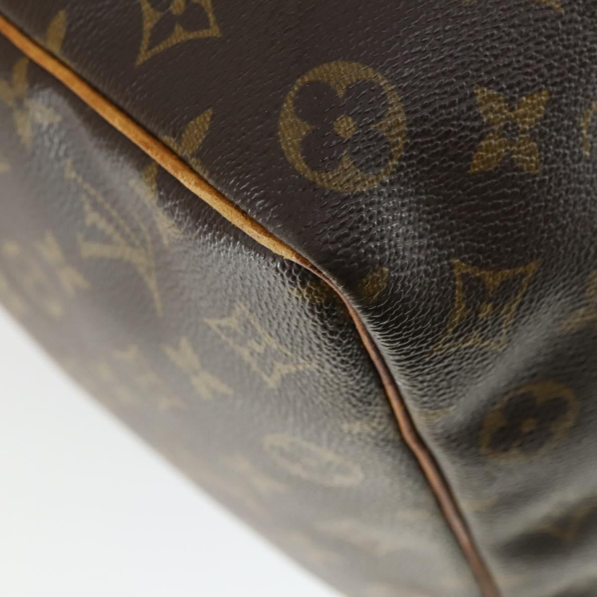 Louis Vuitton Keepall Bag Monogram Canvas Brown Canvas Travel Bag