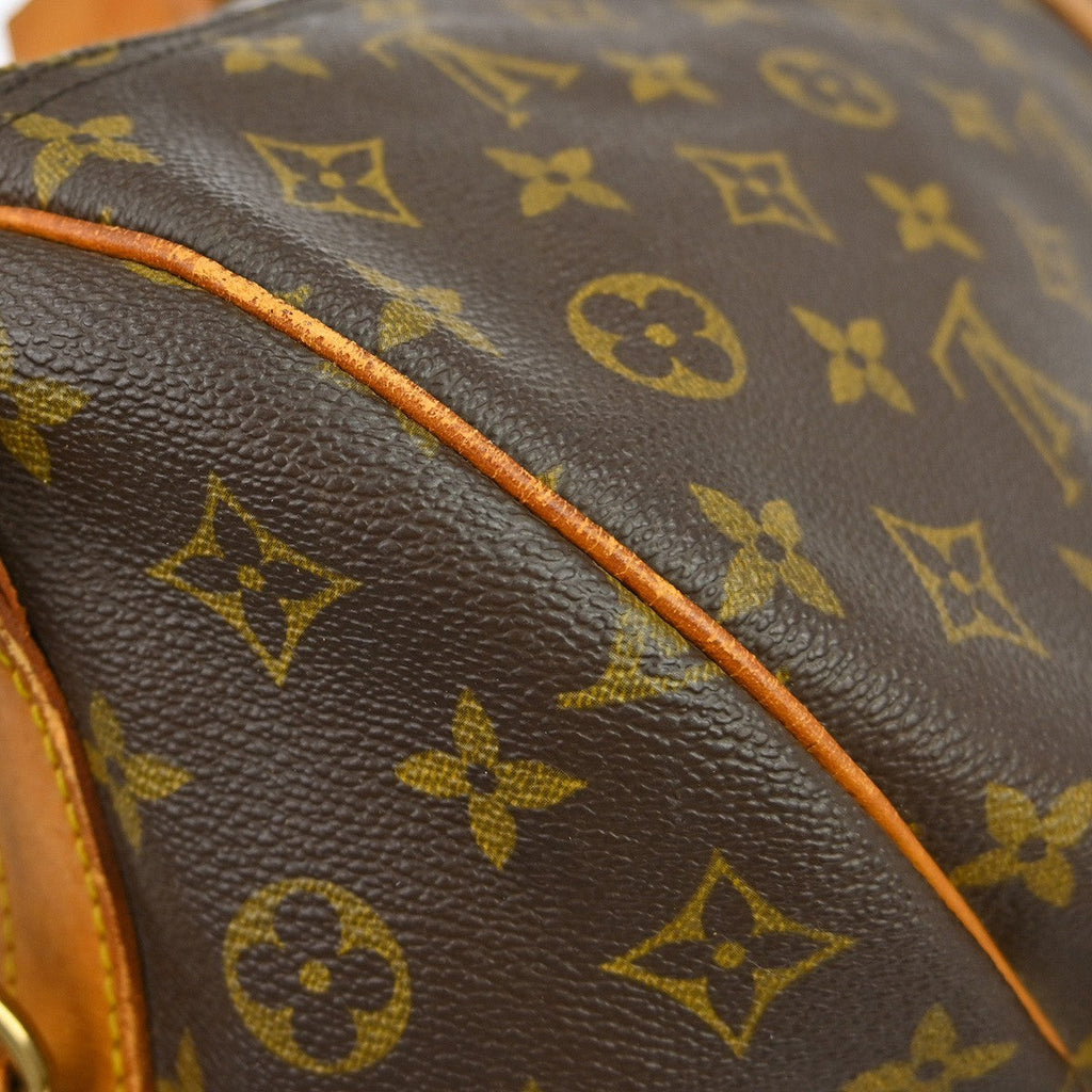 Louis Vuitton Keepall Bandouliere Bag Monogram Canvas Brown Canvas Travel Bag