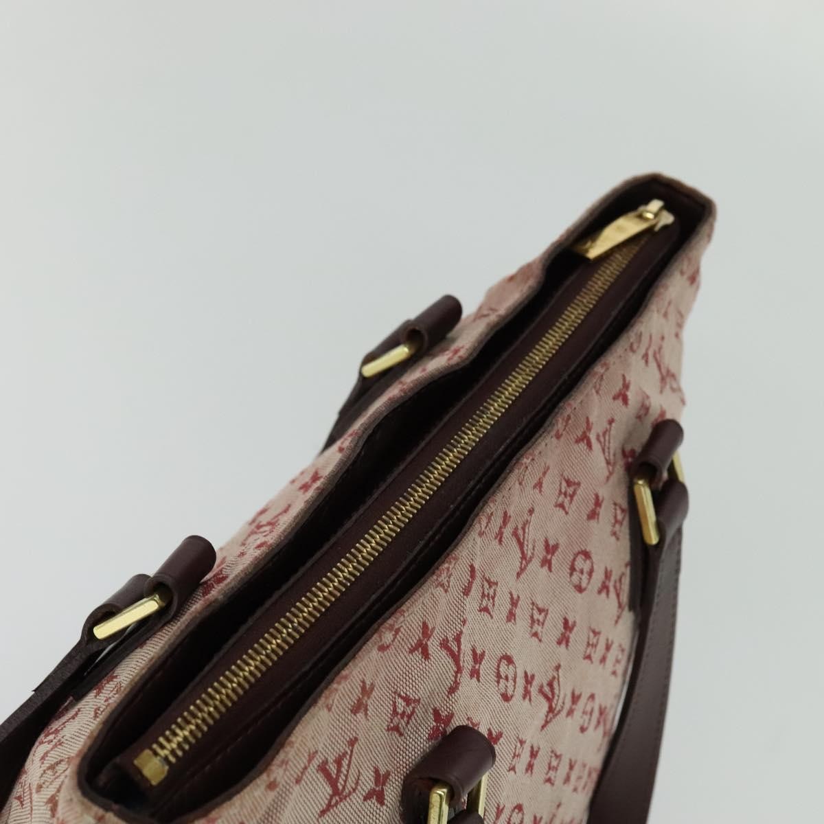 Louis Vuitton Cabas Piano Monogram Canvas Red Canvas Bag