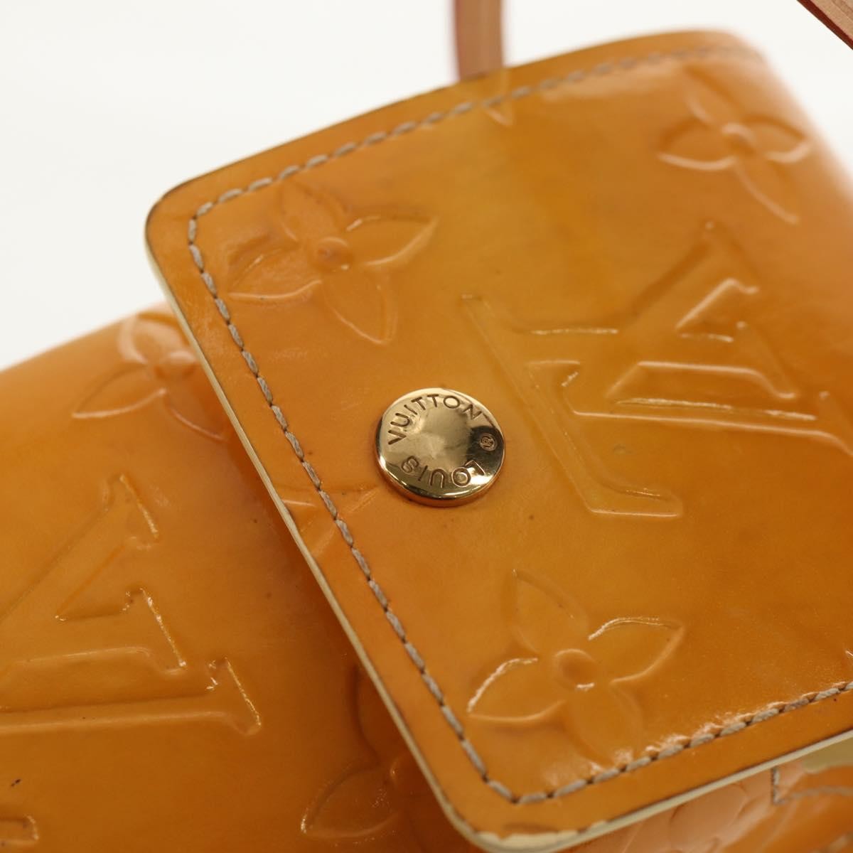 Louis Vuitton Walker Cigarette Case Holder Monogram Vernis Yellow Patent_Leather Clutche & Pouche Bag