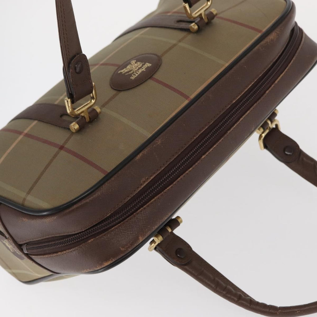 Burberry Nova Handbag Canvas Khaki Canvas Handbag