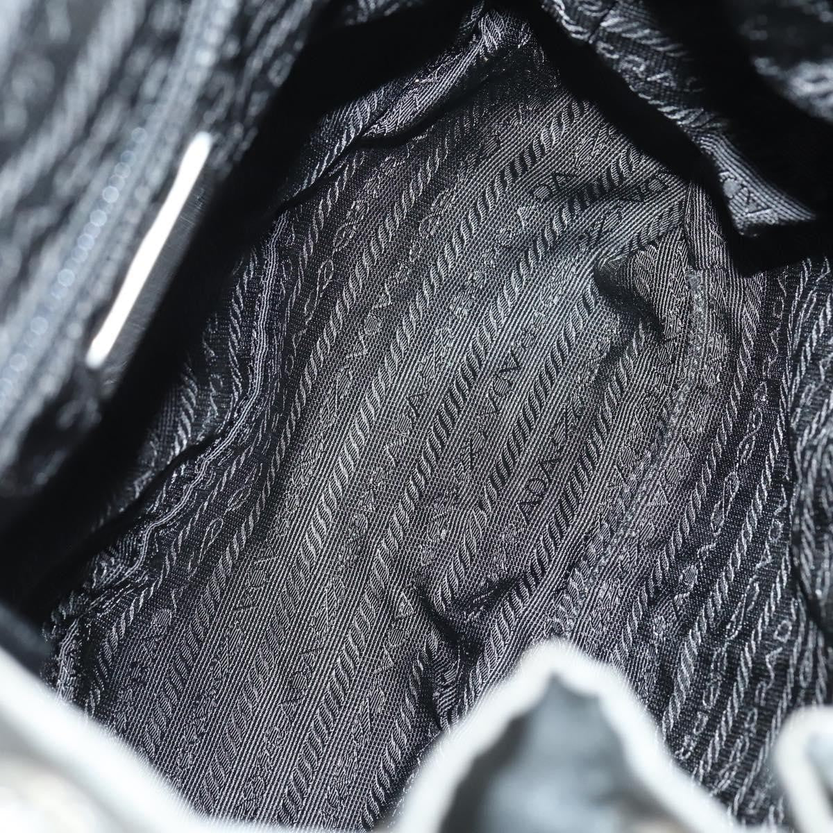 Prada Double Front Pocket Backpack Tessuto Gray Nylon Backpack Bag