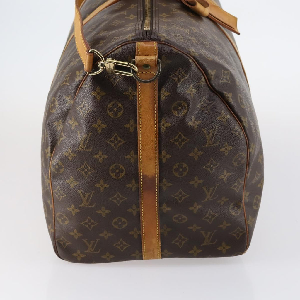 Louis Vuitton Keepall Bandouliere Bag Monogram Canvas Brown Canvas Travel Bag