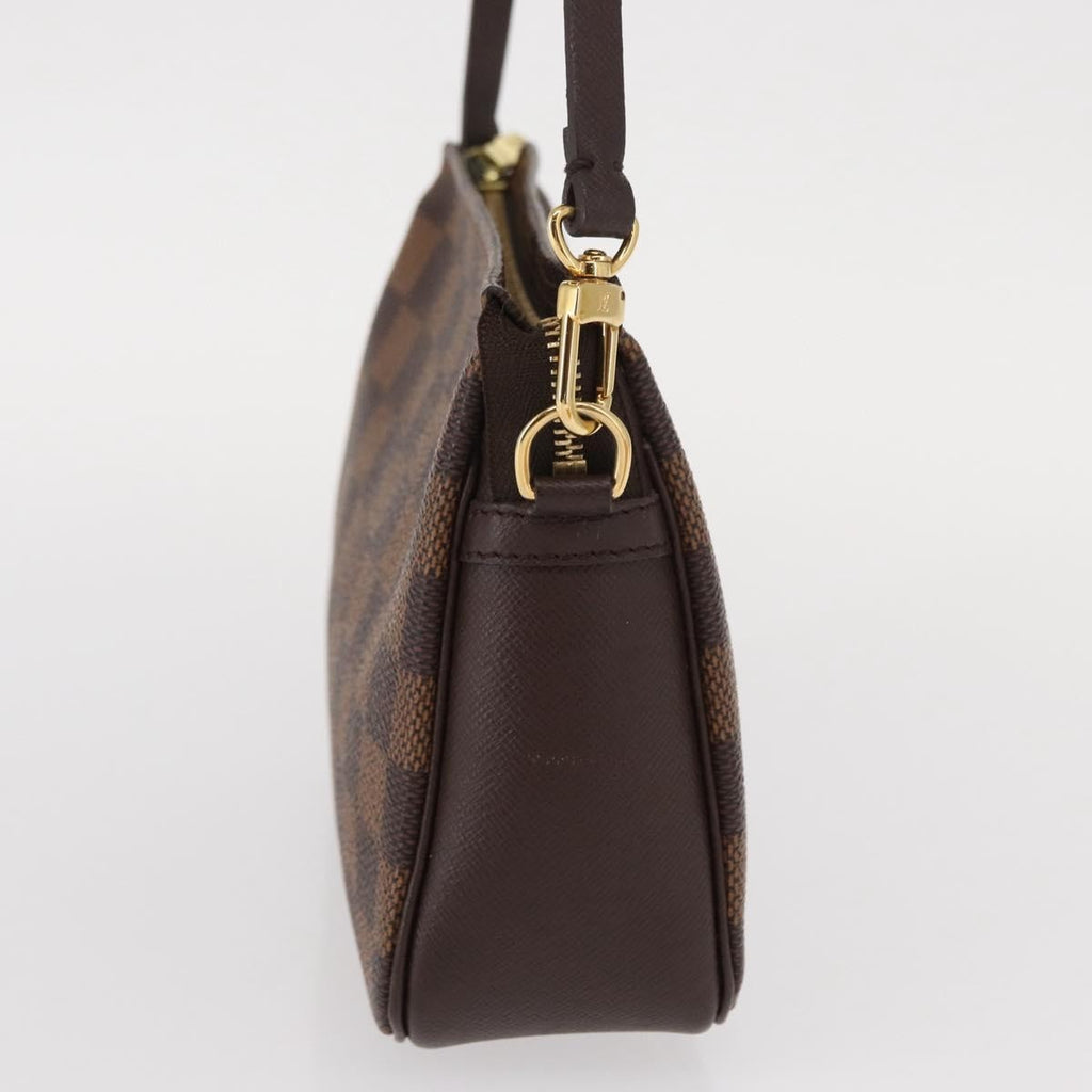 Louis Vuitton Trousse Make Up Bag Damier Canvas Brown Canvas Clutche & Pouche Bag