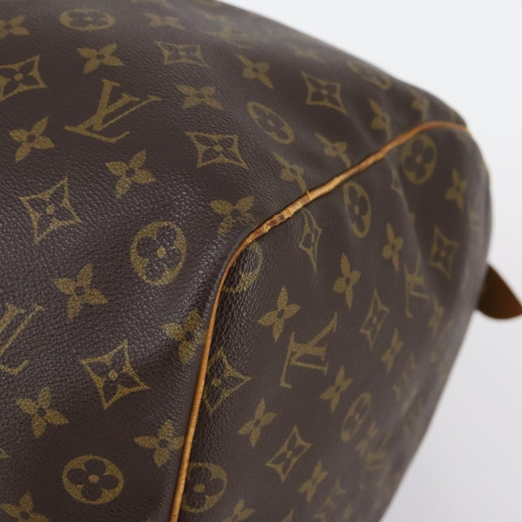 Louis Vuitton Keepall Bag Monogram Canvas Brown Canvas Travel Bag
