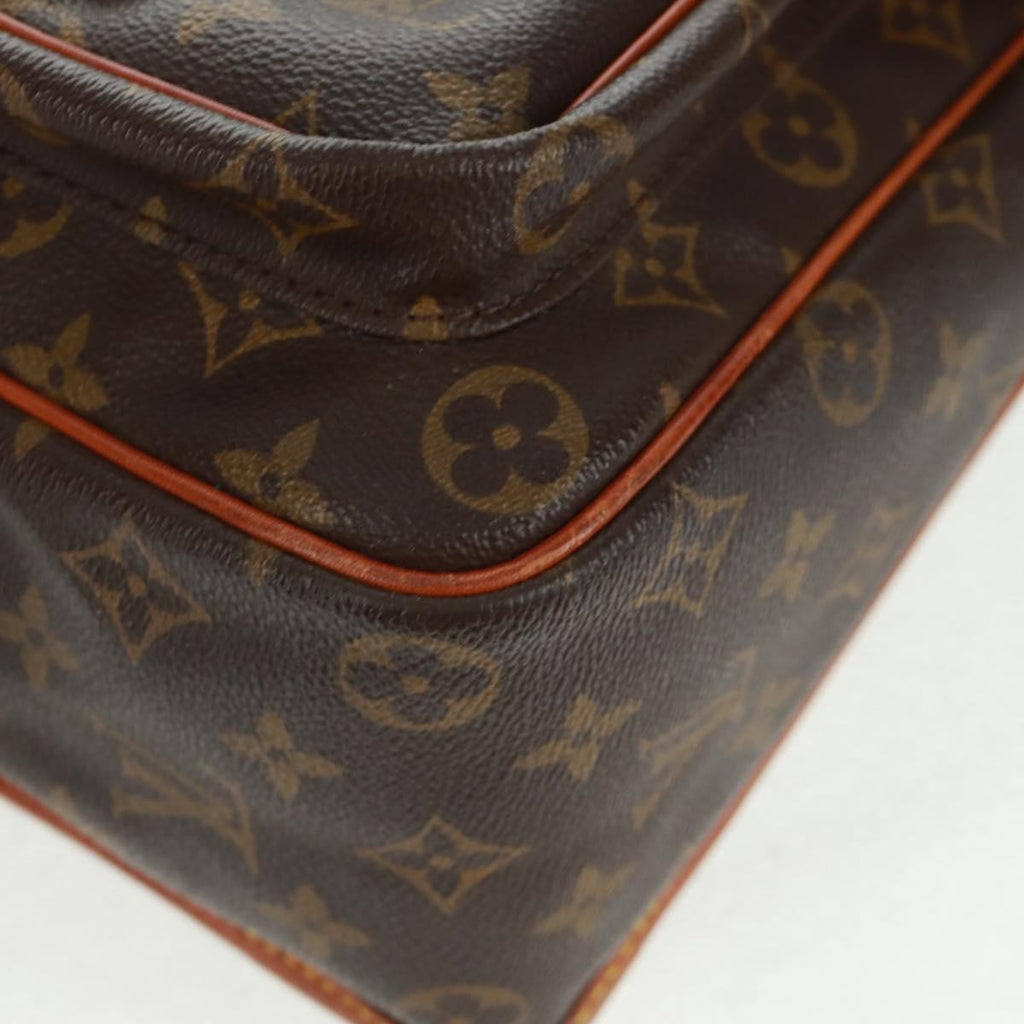 Louis Vuitton Sac Gibeciere Messenger Bag Monogram Canvas Brown Canvas Shoulder Bag