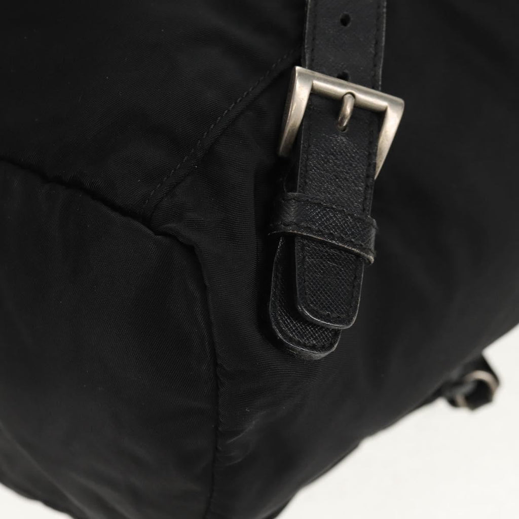 Prada Front Pocket Backpack Tessuto Black Nylon Backpack Bag