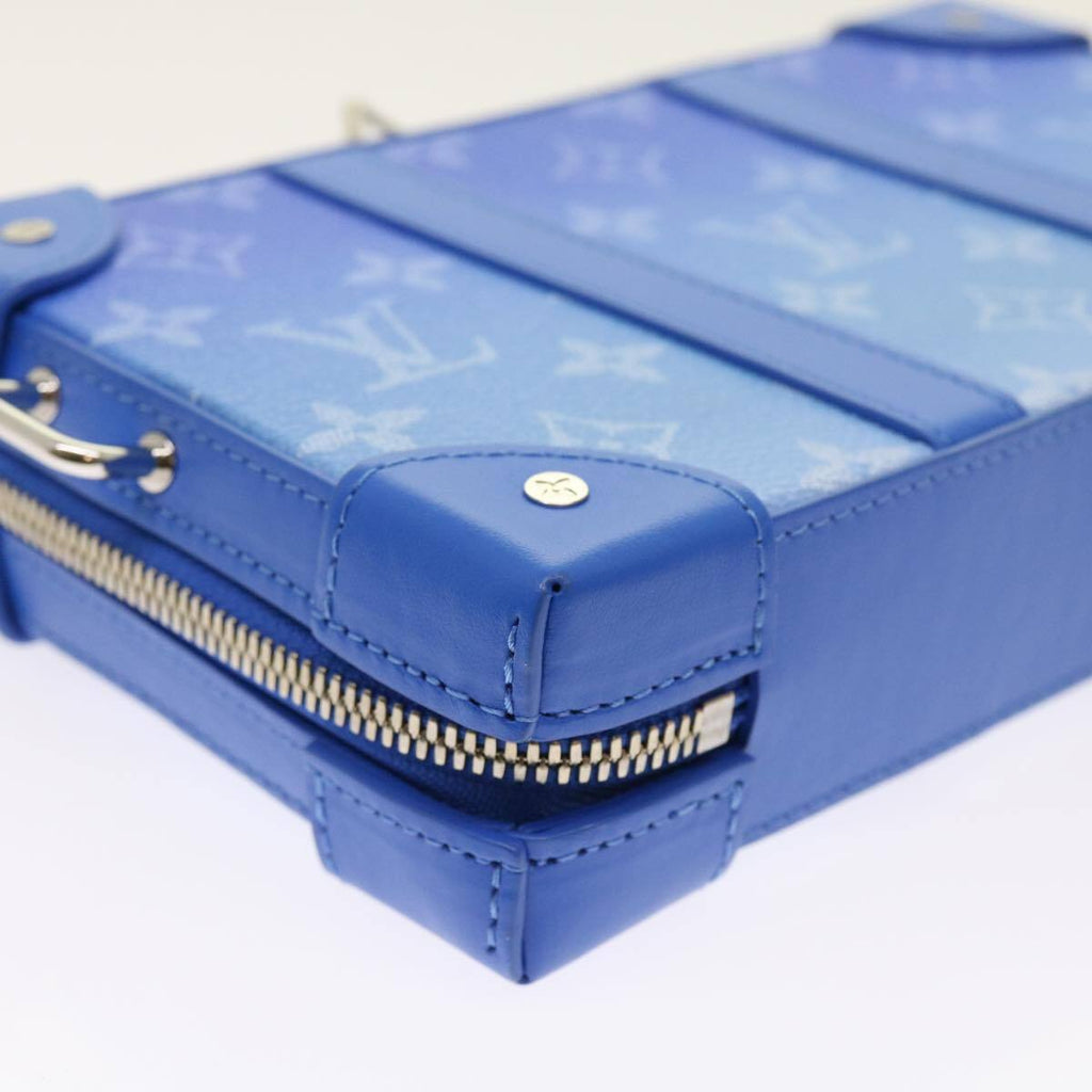 Louis Vuitton Soft Trunk Wallet Limited Edition Monogram Clouds Blue Canvas Bag