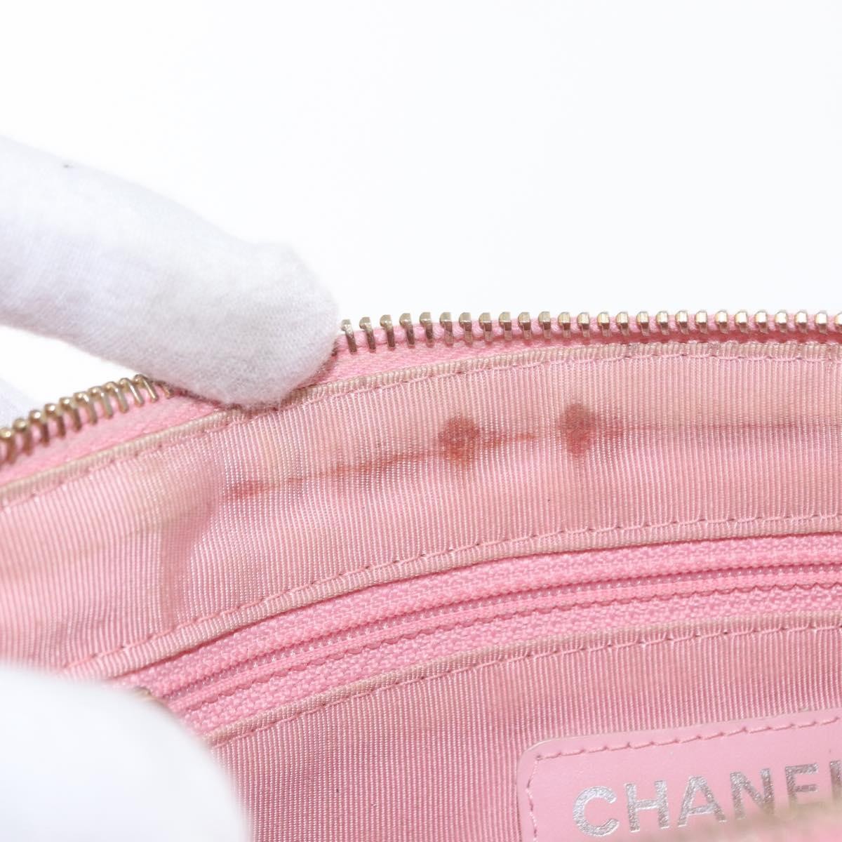 Chanel Timeless Cc Chain Shoulder Bag Quilted Caviar Pink Leather Shoulder Bag Bag