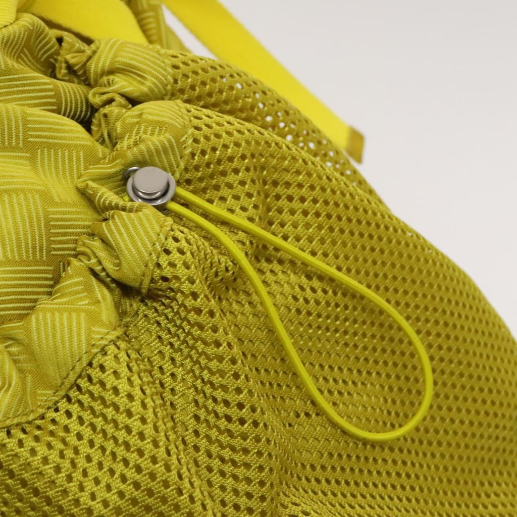 Bottega Veneta Vintage Backpack Nylon Yellow Nylon Backpack Bag