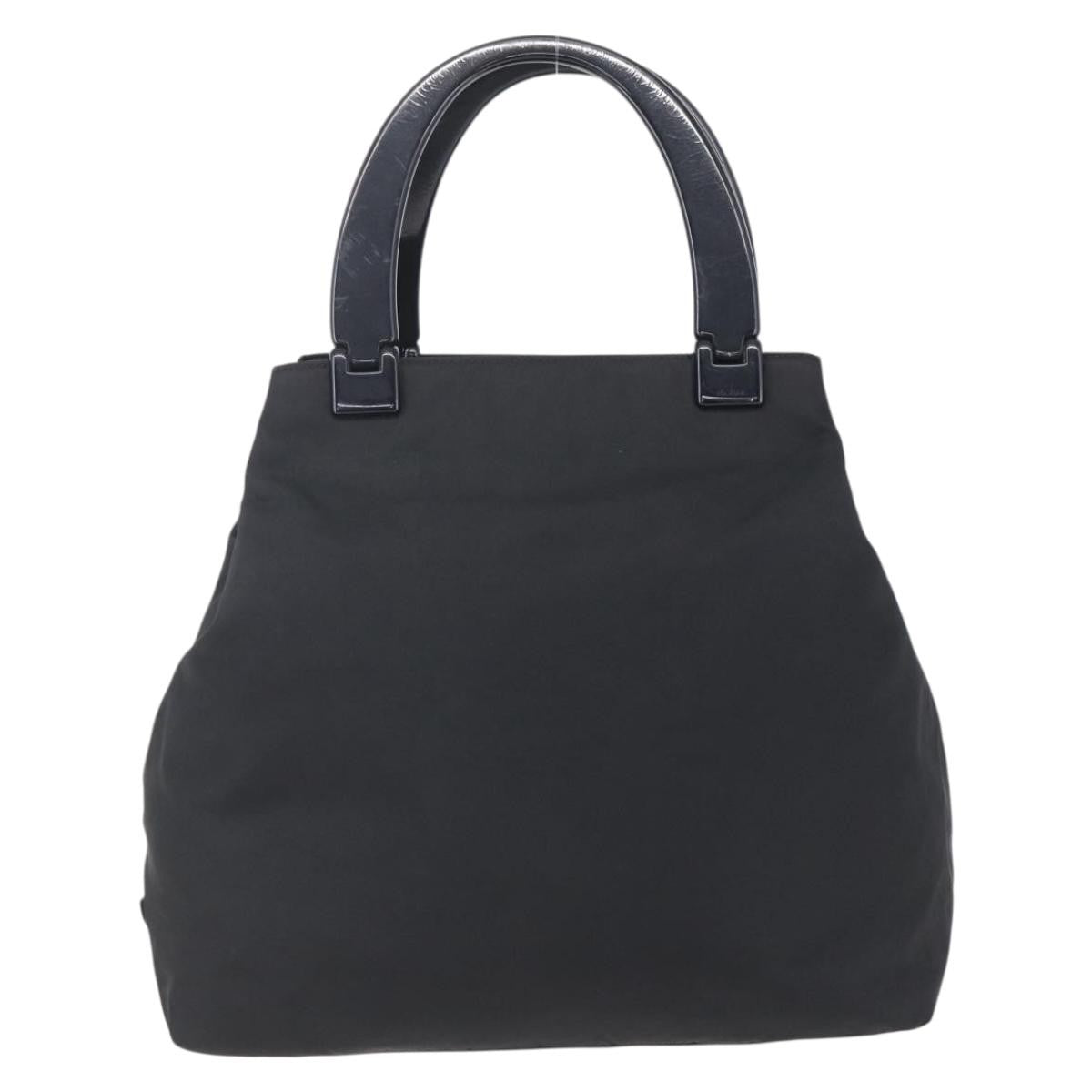 Prada Vintage Handbag Tessuto Black Nylon Handbag