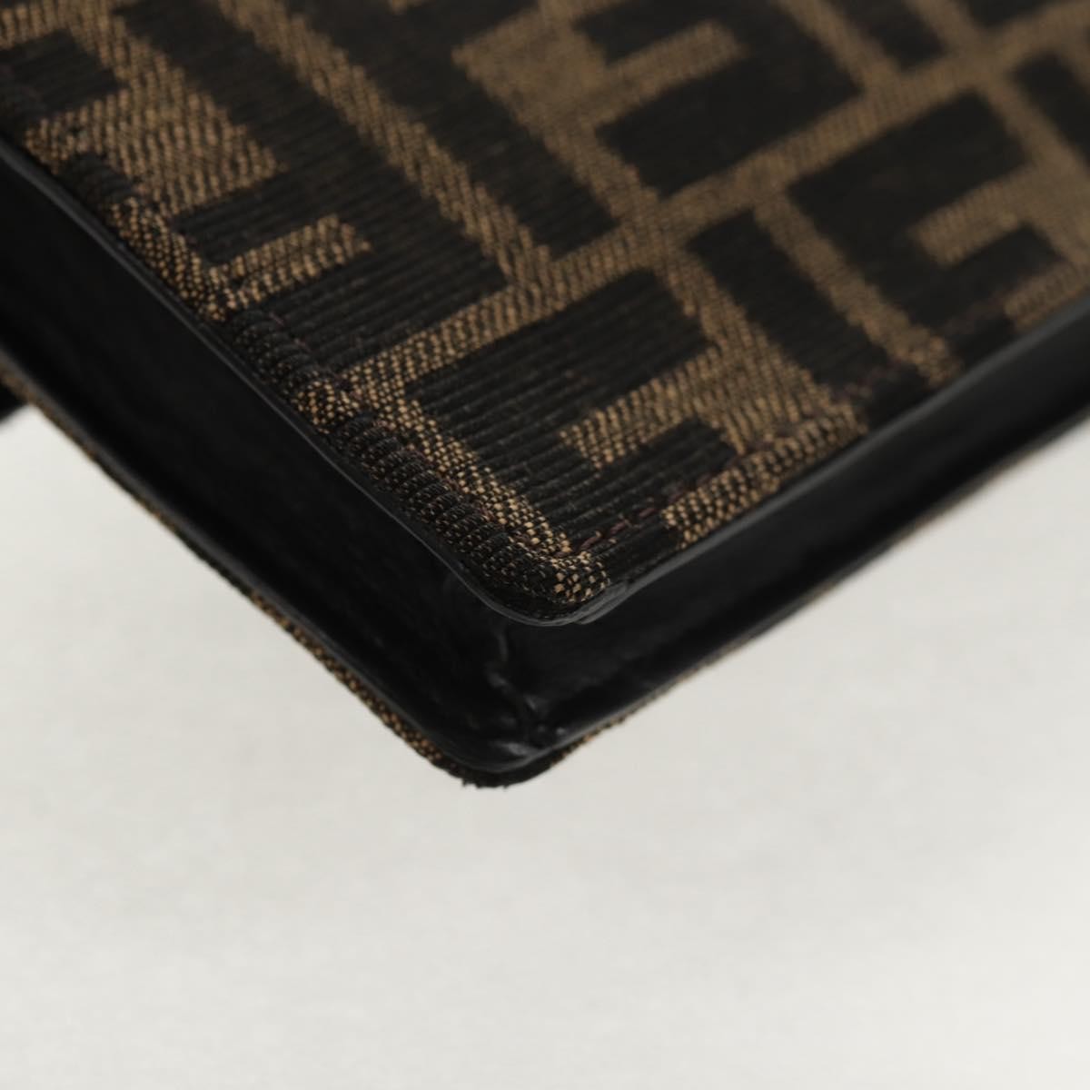 Fendi Baguette Convertible Belt Bag Zucca Canvas Black Canvas Bag
