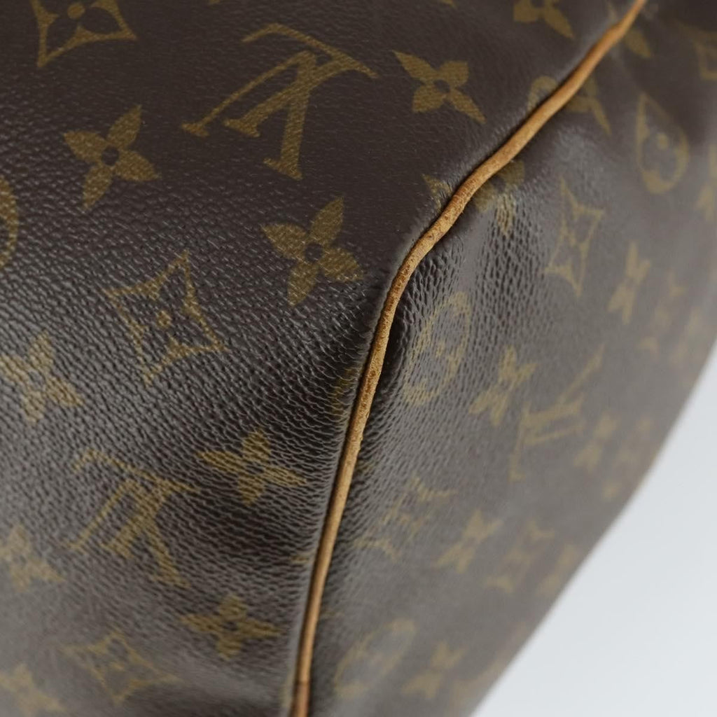 Louis Vuitton Keepall Bag Monogram Canvas Brown Canvas Travel Bag