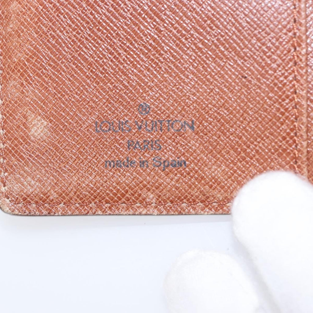 Louis Vuitton Agenda Cover Epi Leather Brown Leather Wallets Accessory