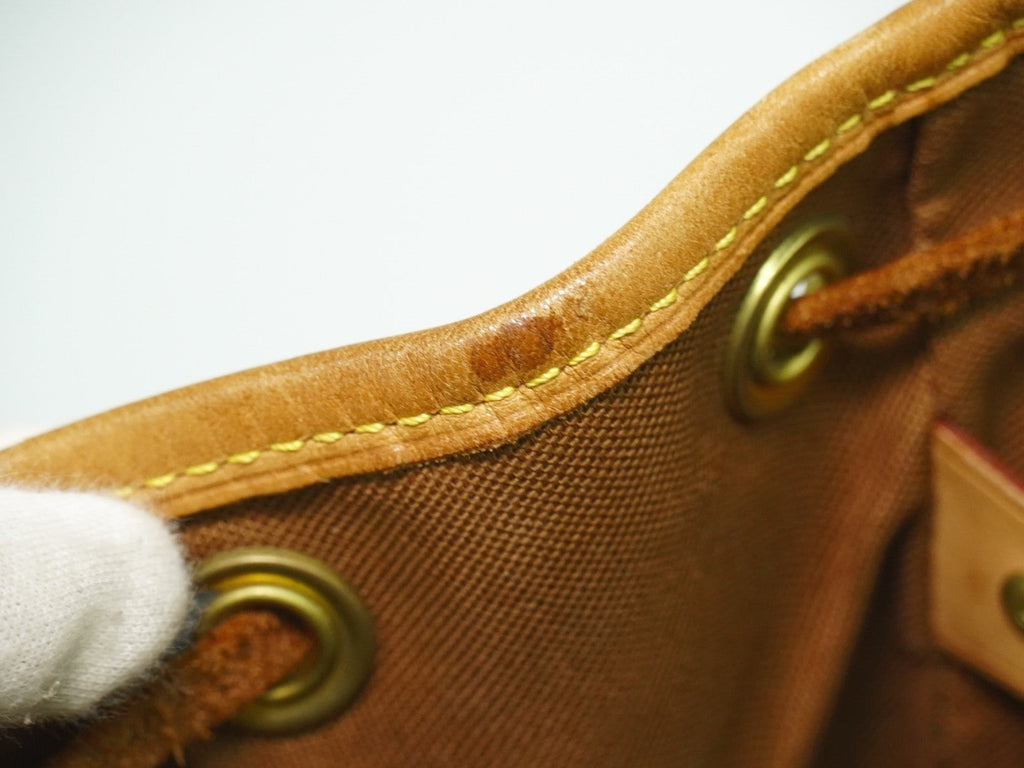 Louis Vuitton Vintage Montsouris Backpack Monogram Canvas Brown Canvas Backpack Bag