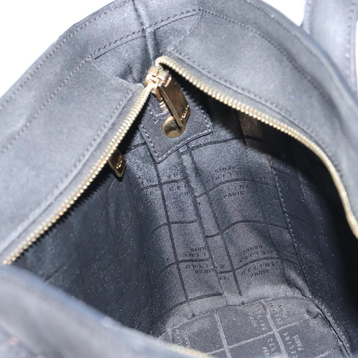 Celine Handbag Leather Black Leather Handbag