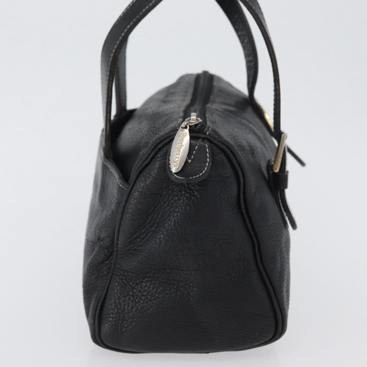 Burberry Vintage Handbag Leather Black Leather Handbag