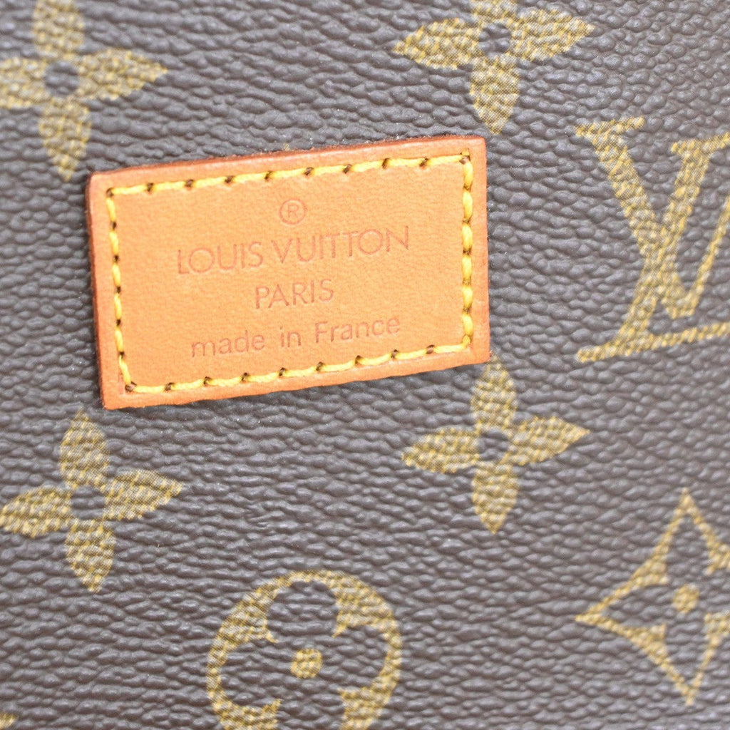 Louis Vuitton Saumur Handbag Monogram Canvas Brown Canvas Shoulder Bag