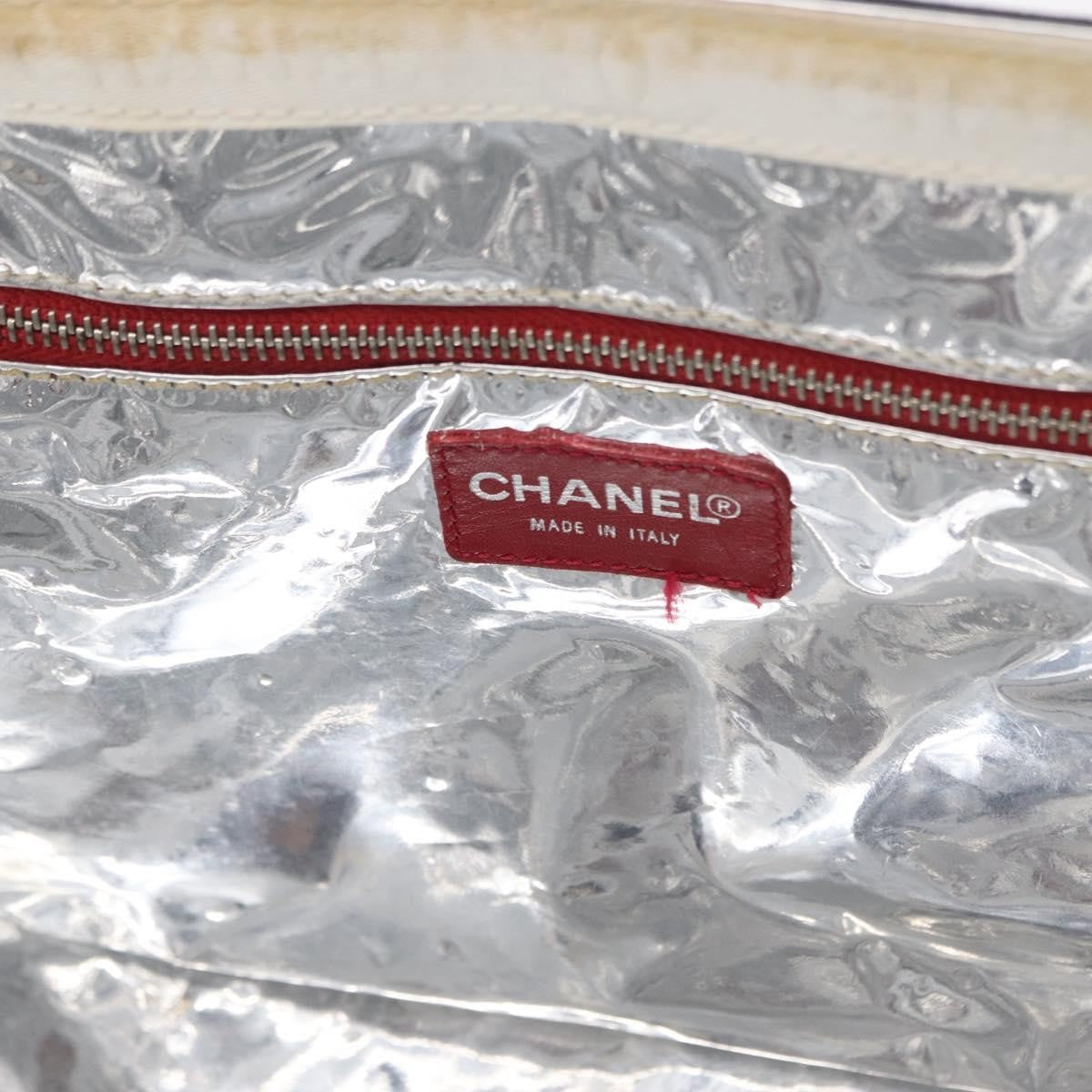 Chanel No.5 Tote Canvas And Leather Navy Canvas Tote Bag Bag